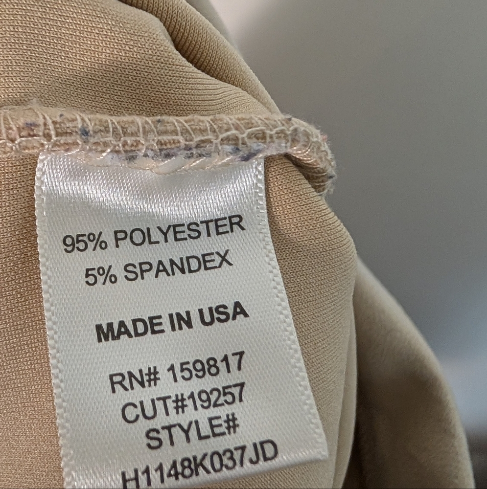 Altar'd State Faux Suede Beige Creme Mini Skort - Picture 6 of 7